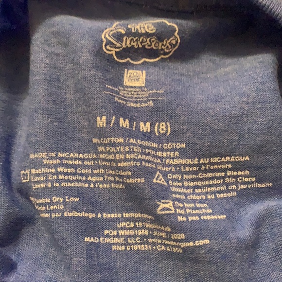 - SIMPSON’S Bart laying down exclaiming (WhatEver) SZ. M (8) - Picture 3 of 5
